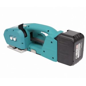 Akumuliatorinis juostų įtempimo įrankis NEO 9-16mm PET/PP